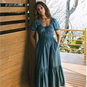 Christy Dawn Brynne Dress Essence Blue - Petite Small